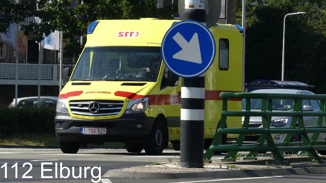 [Zeer Uniek] Belgische Ambulance met spoed naar Isala Zwolle
