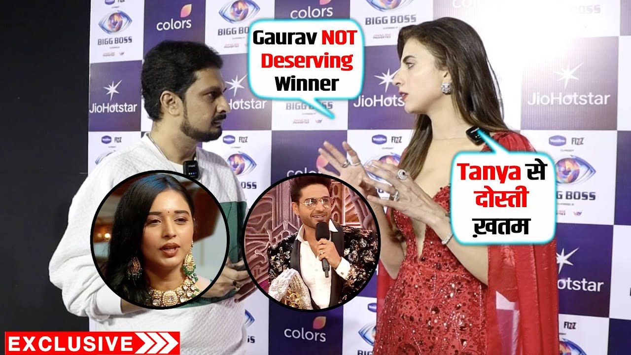 Bigg Boss 19 Grand Finale | Farhana Bhatt Shocking COMMENT On Gaurav Khanna And Tanya Mittal