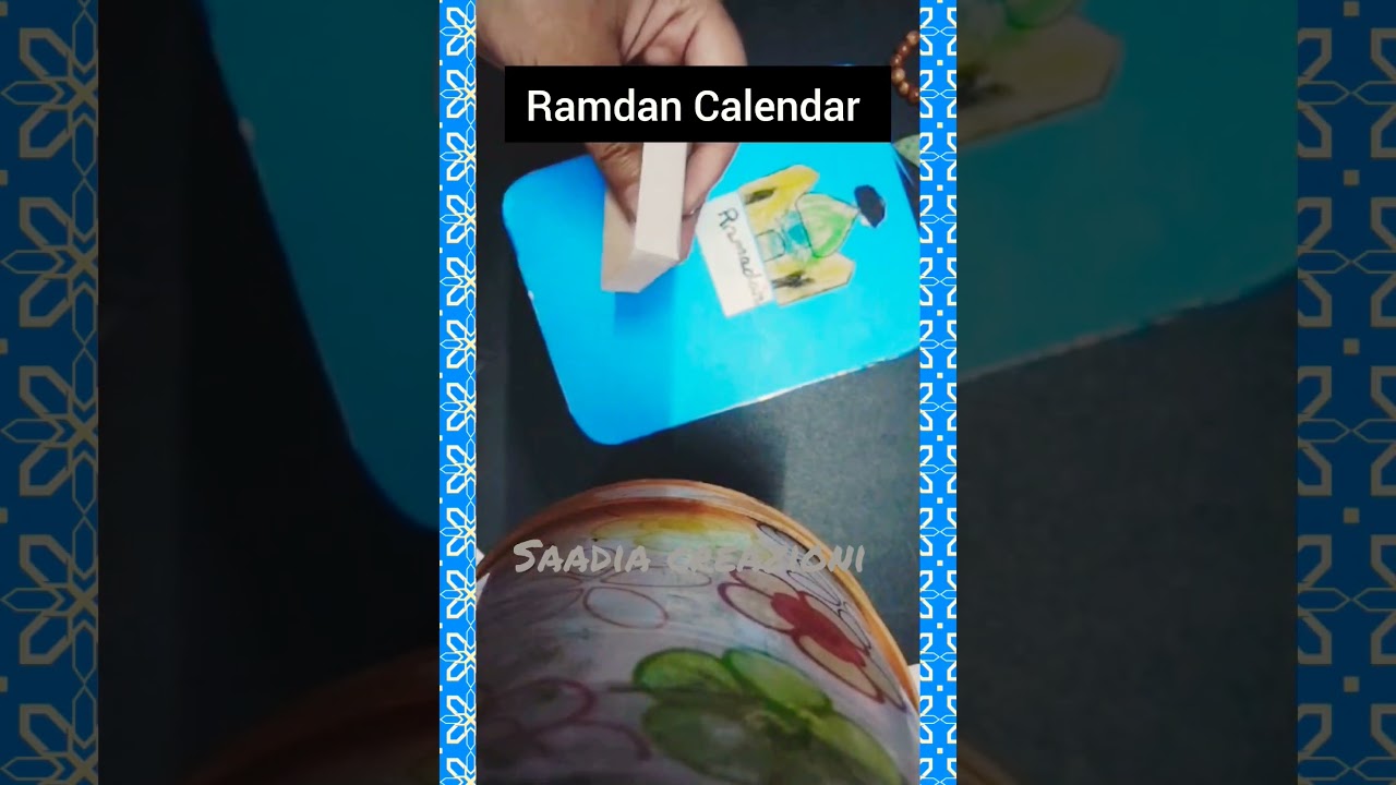 Diy Ramadan Calendar| ✨️ How to make Ramadan Calendar| Ramadan Calendar craft ideas #diy #ramadan