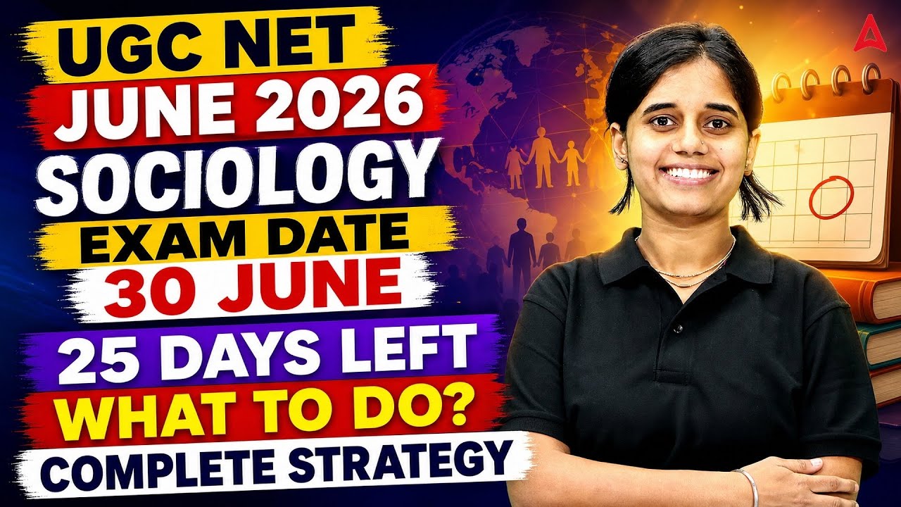 UGC NET June 2026 Sociology | 30 June Exam Strategy | 25 Days Left | By Ritu Verma