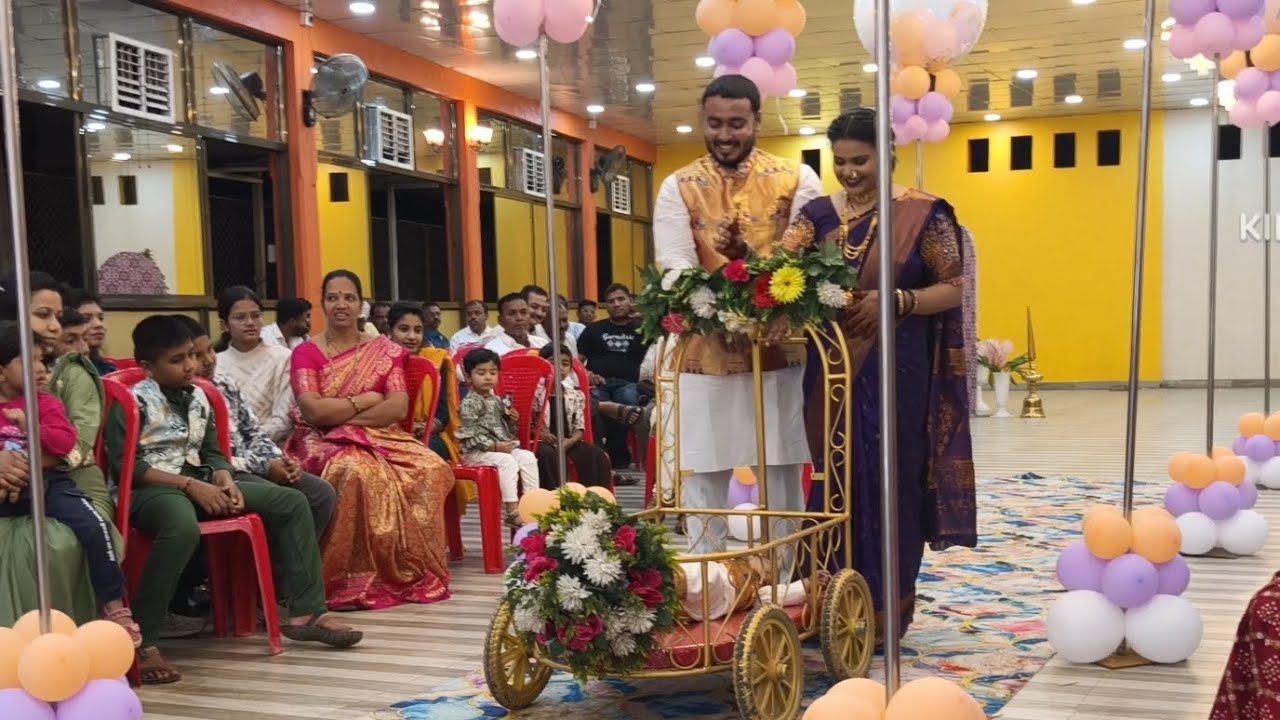 आमचे सगळ्यांचे look😍😍 बारश्याची grand अशी entry😍🥰