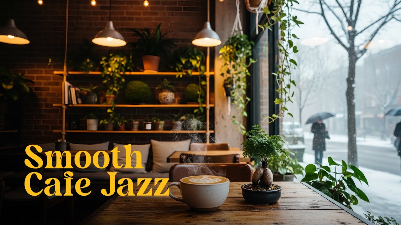 Smooth Jazz Saxophone & Piano ☕ Cozy Cafe Music for Relaxing, Working & Home Vibes