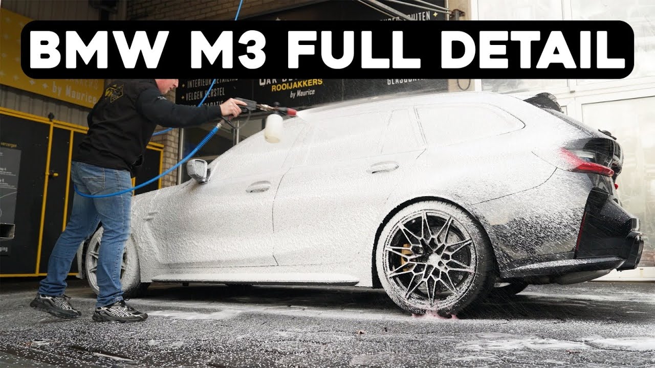 New BMW M3 washing in preparation for PPF!