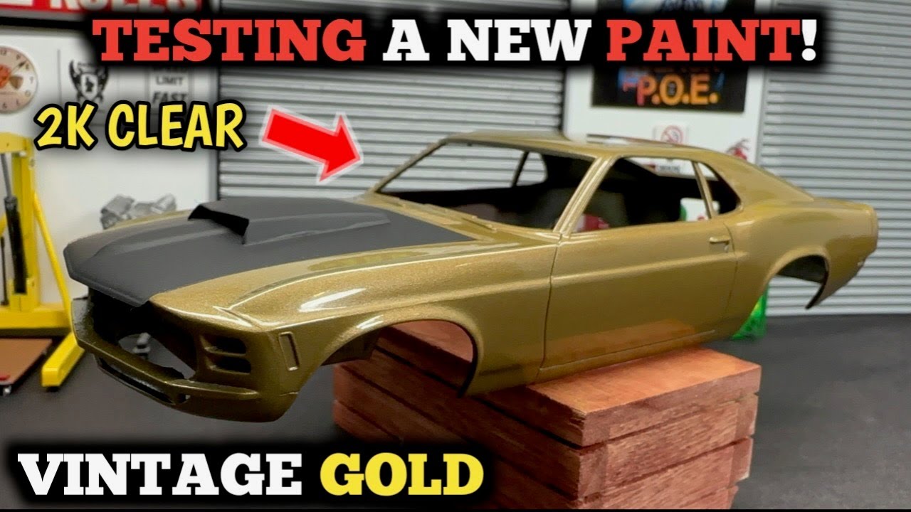 Revell: 70 Mustang Boss 429 Part 1: Body Prep & Paint