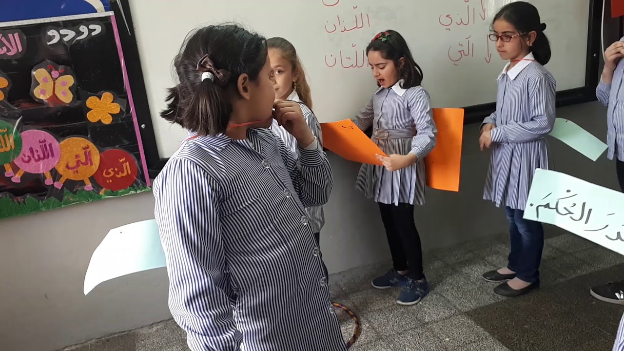 نشاط لعبة الاسماء الموصولة /نتاشا ابو الهيجا