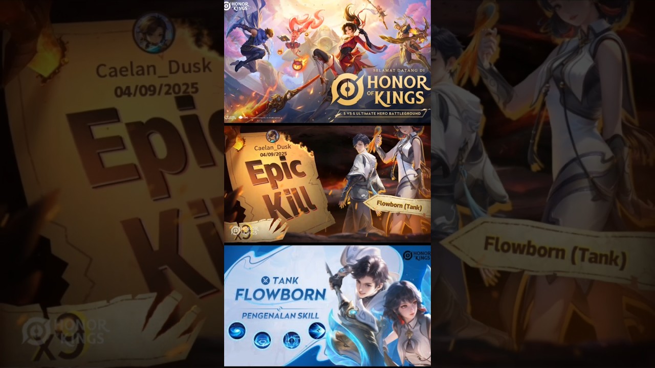 Flowborn (Tank) Dominates with 9 Kills | Honor of Kings Gameplay