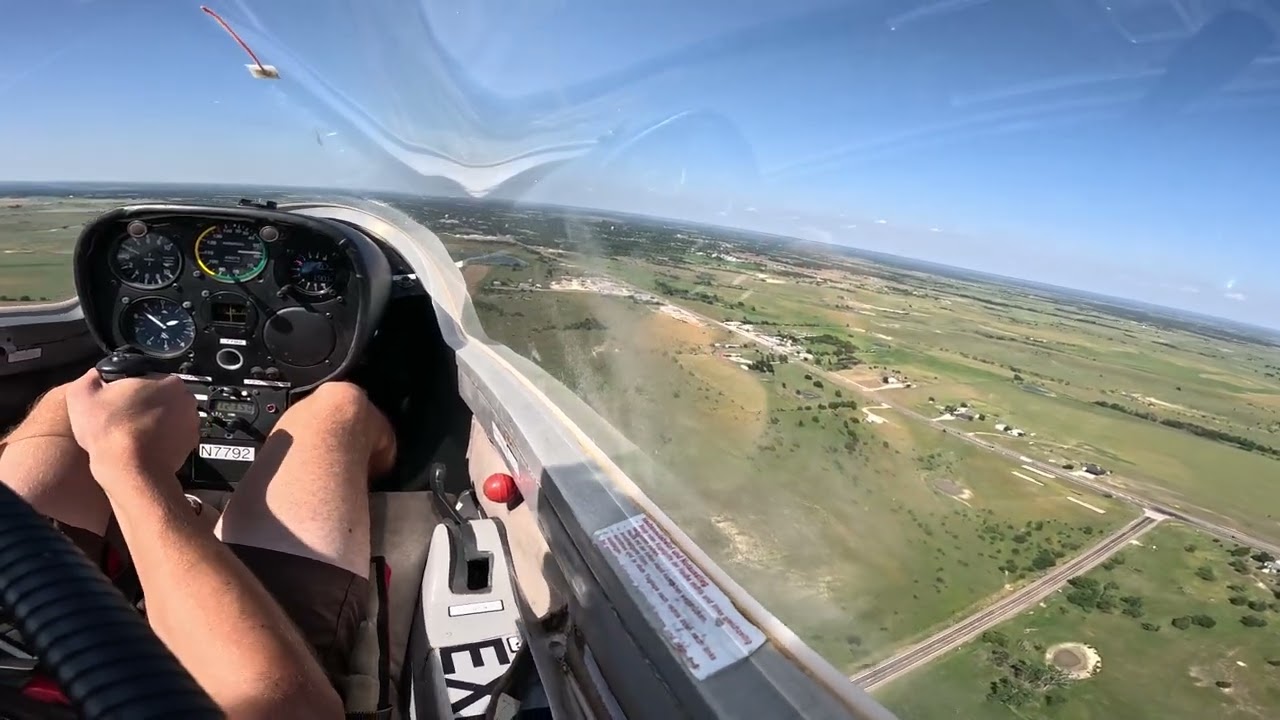 Grob 103 winch launch and flight 5
