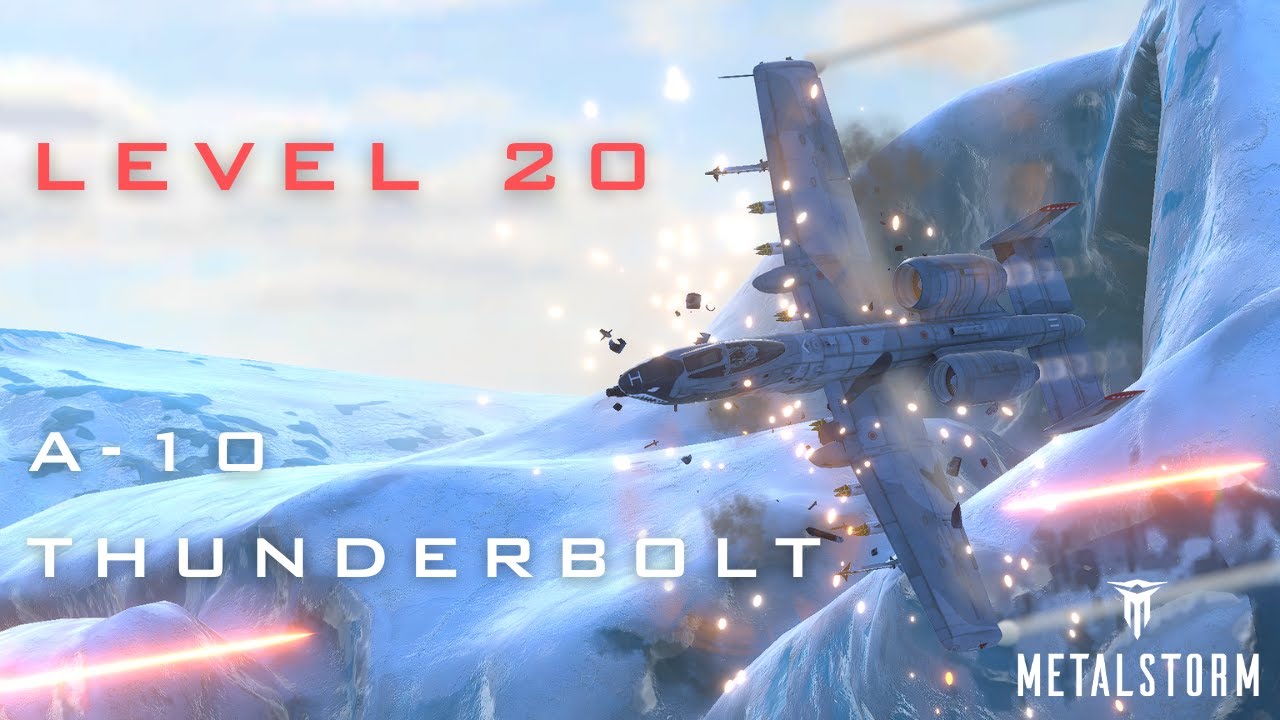 Metalstorm - A gun with the plane | Level 20 A-10 Thunderbolt Gameplay