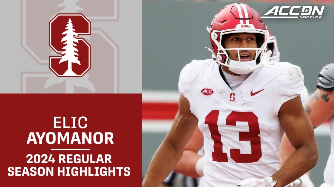 Elic Ayomanor 2024 Regular Season Highlights | Stanford WR