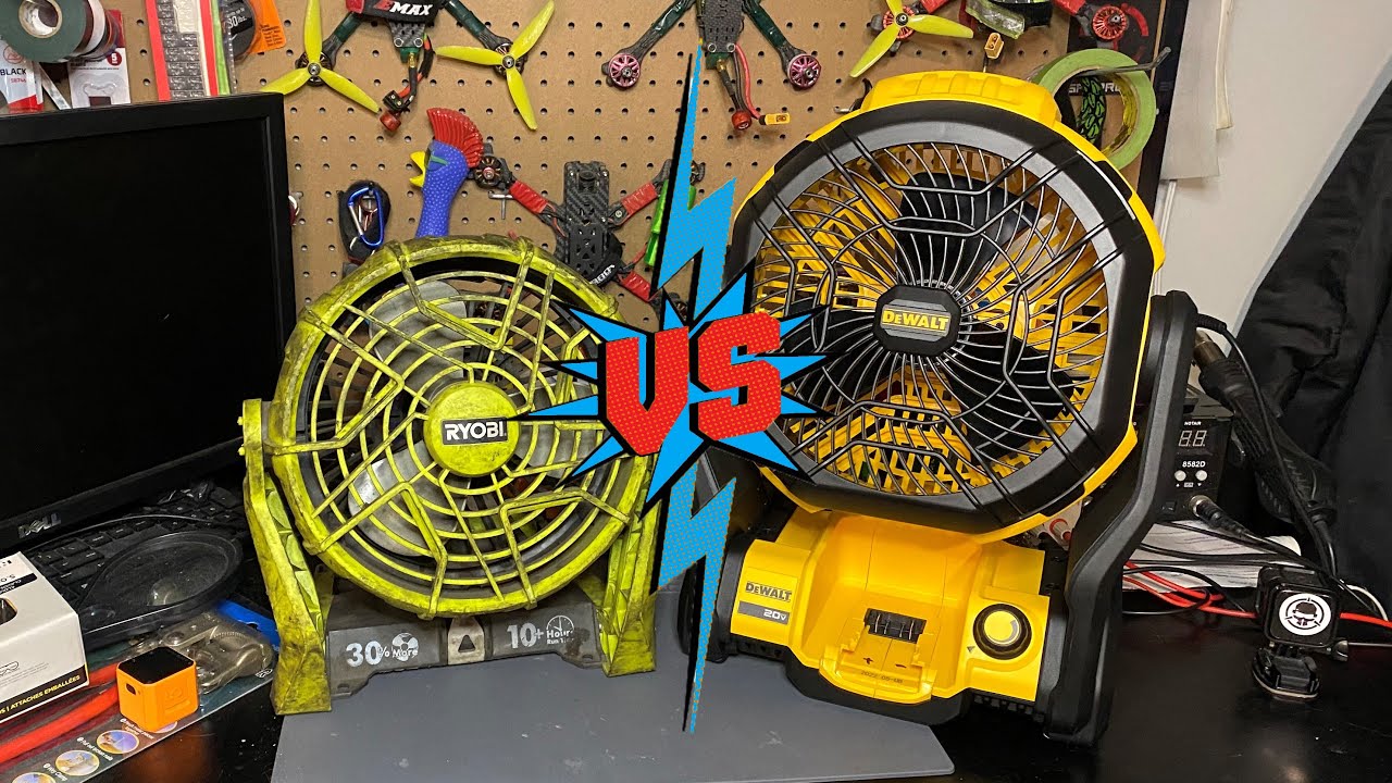 DeWalt Vs Ryobi Fan