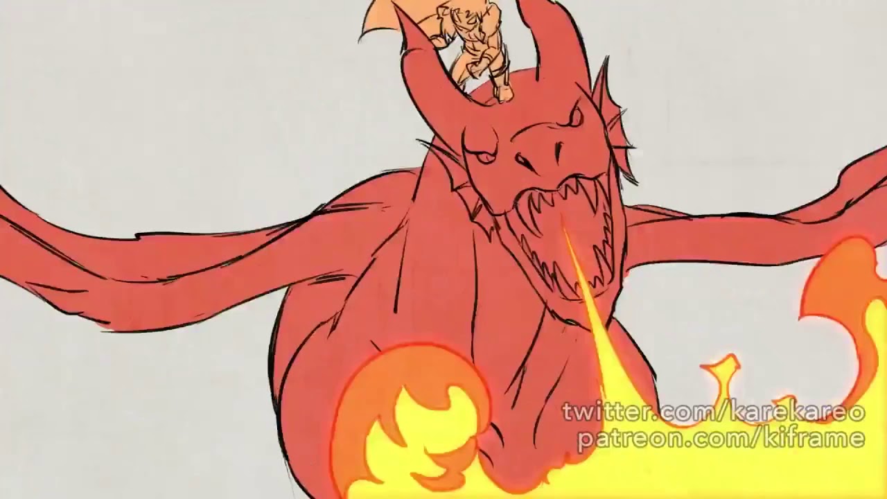 Bakugo & Kirishima AU medieval animacion