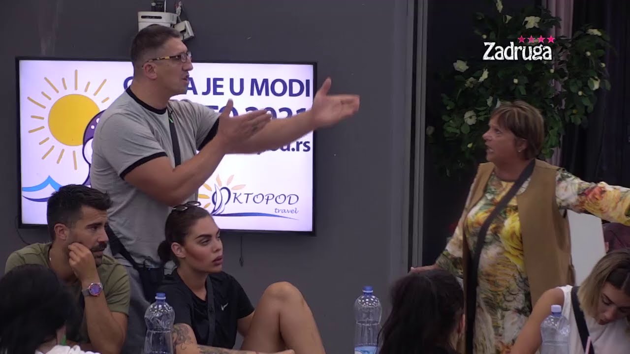 Zadruga 4 - Okršaj Kristijana Golubovića i Nadice Zeljković zbog Kije Kockar - 19.06.2021.