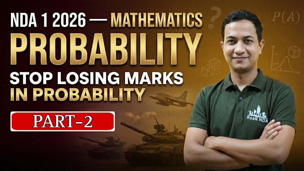 Probability| Bahubali of NDA MATHS| Dices, Cards, Year| 14-15 Questions in NDA Exam| Part 2