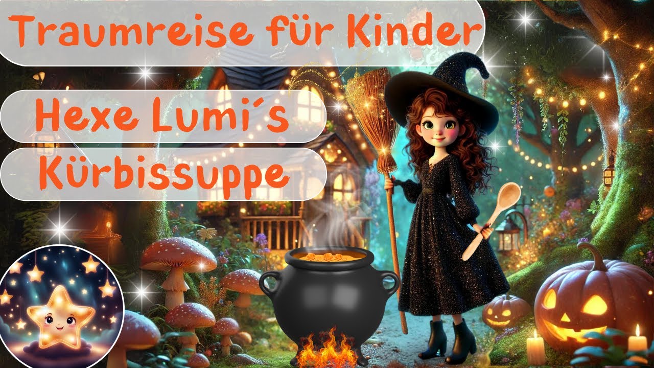 Traumreise f&uuml;r Kinder zum Einschlafen &ndash; Hexe Lumi&acute;s K&uuml;rbissuppe