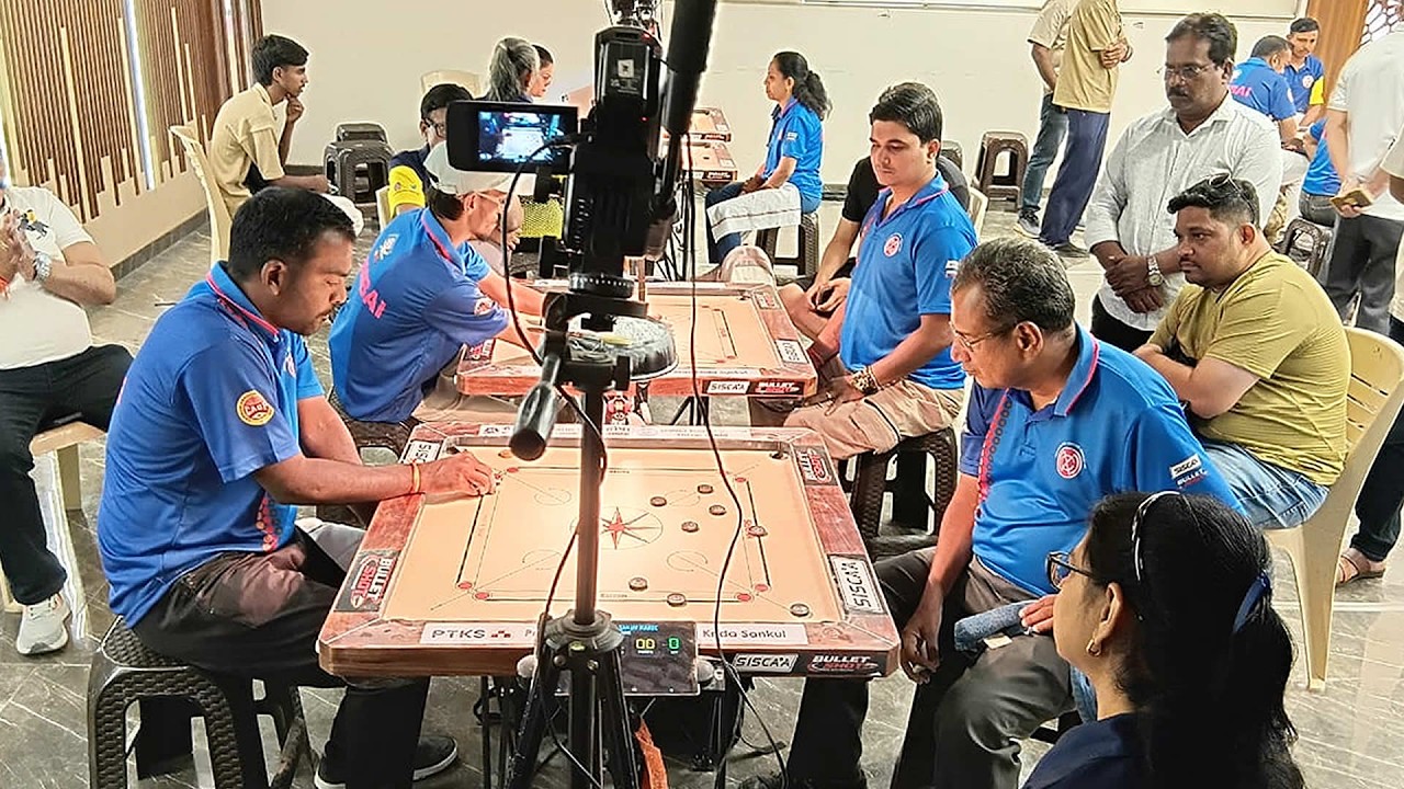 MCA Live Carrom : SF2(MS) - Sanjay Mande ( Thane ) vs Rahim Khan ( Pune )