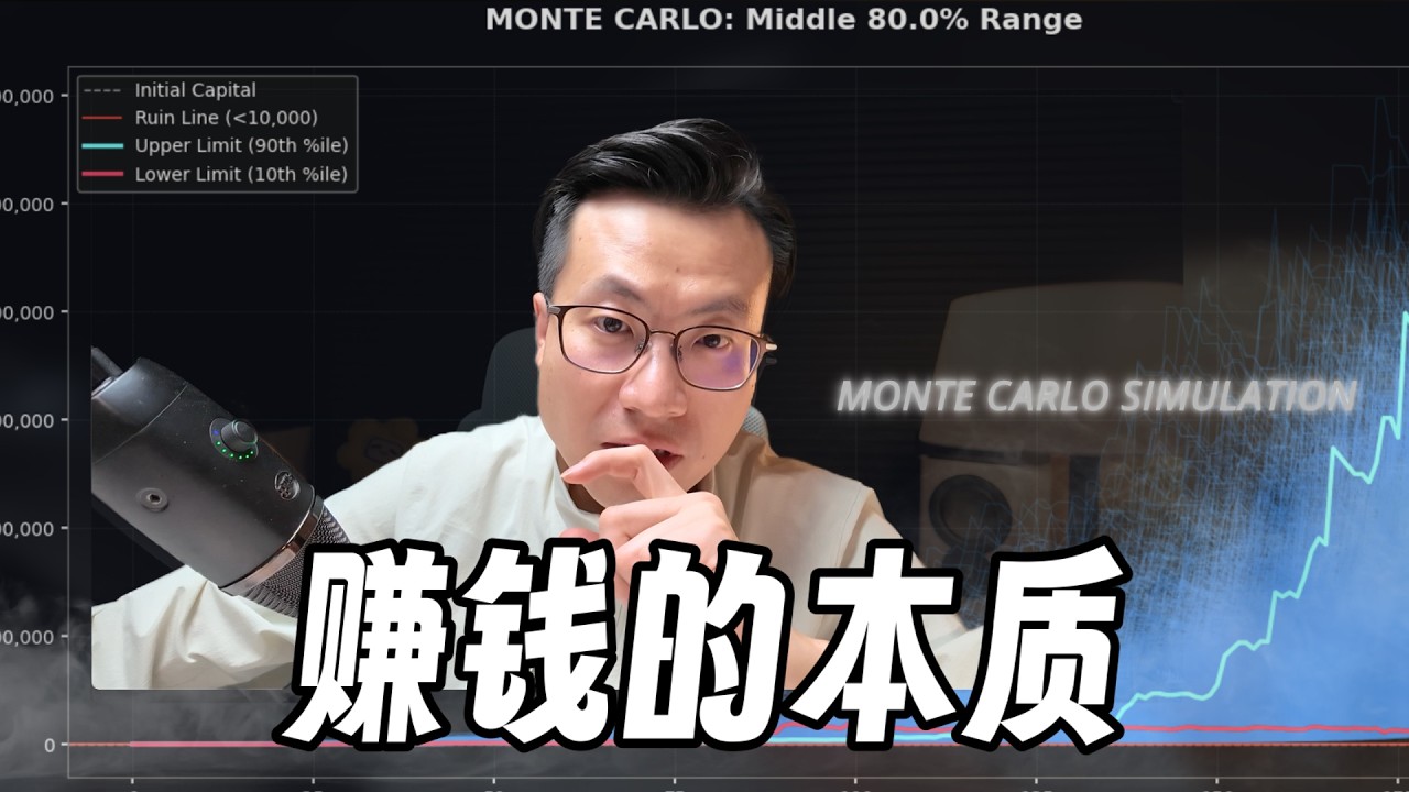 比交易技术重要10000倍｜带你做一次“交易系统验证”过程｜蒙特卡洛模拟