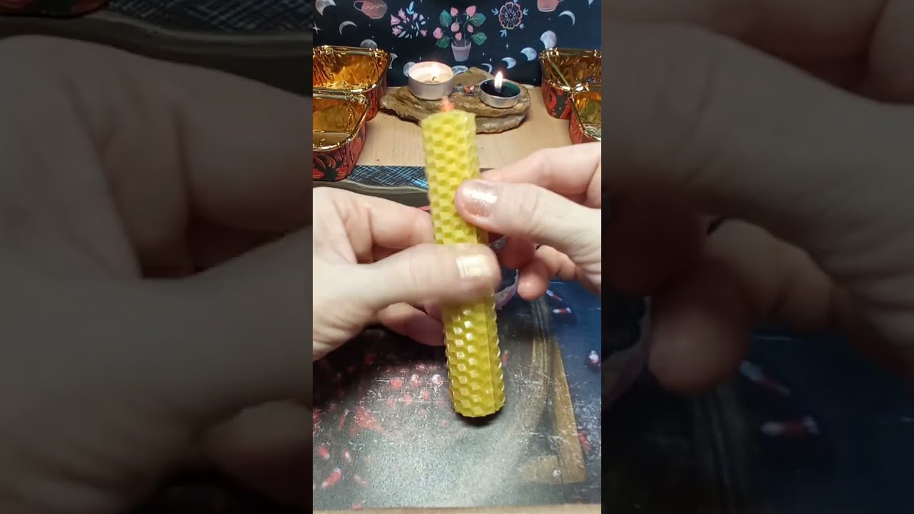 СВЕЧА БЛАГОСОСТОЯНИЯ. Травы+руны+старинный заговор.