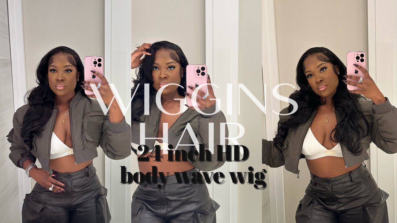STRAIGHT OUT OF THE PACKAGING | PRE PLUCKED SMALL KNOTS HD LACE BODY WAVE WIG INSTALL | WIGGINS HAIR
