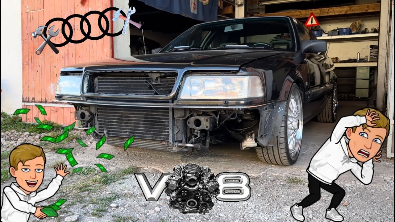 Der Audi V8 D11 wird Lackiert! 🖤 l Teil 5 l Finale Kostenübersicht!💰 Was hat das Projekt gekostet?