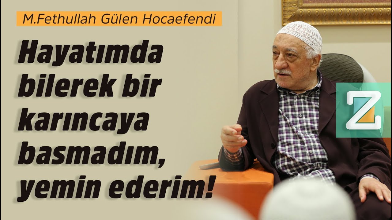 Hayatımda Bilerek Bir Karıncaya Basmadım, Yemin Ederim ! | Mizan | M. Fethullah Gülen Hocaefendi