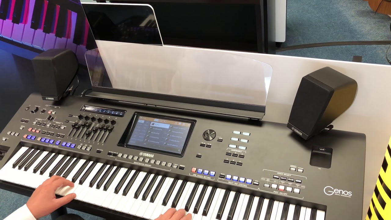 Yamaha Genos - A quick demonstration from Phil - Rimmers Music Southport