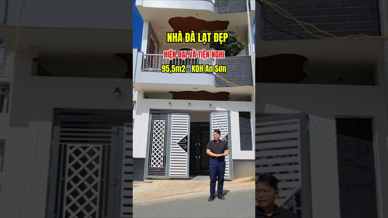 Nh&agrave; Đ&agrave; Lạt đẹp hiện đại v&agrave; tiện nghi #shorts #nhadalat #nhadalatdep #touyenbds