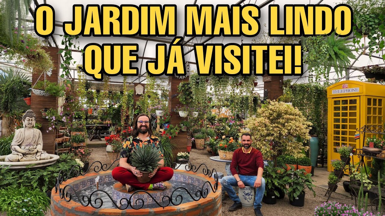ELE CRIOU UM JARDIM DOS SONHOS - Plantas trazem felicidade - Decoração