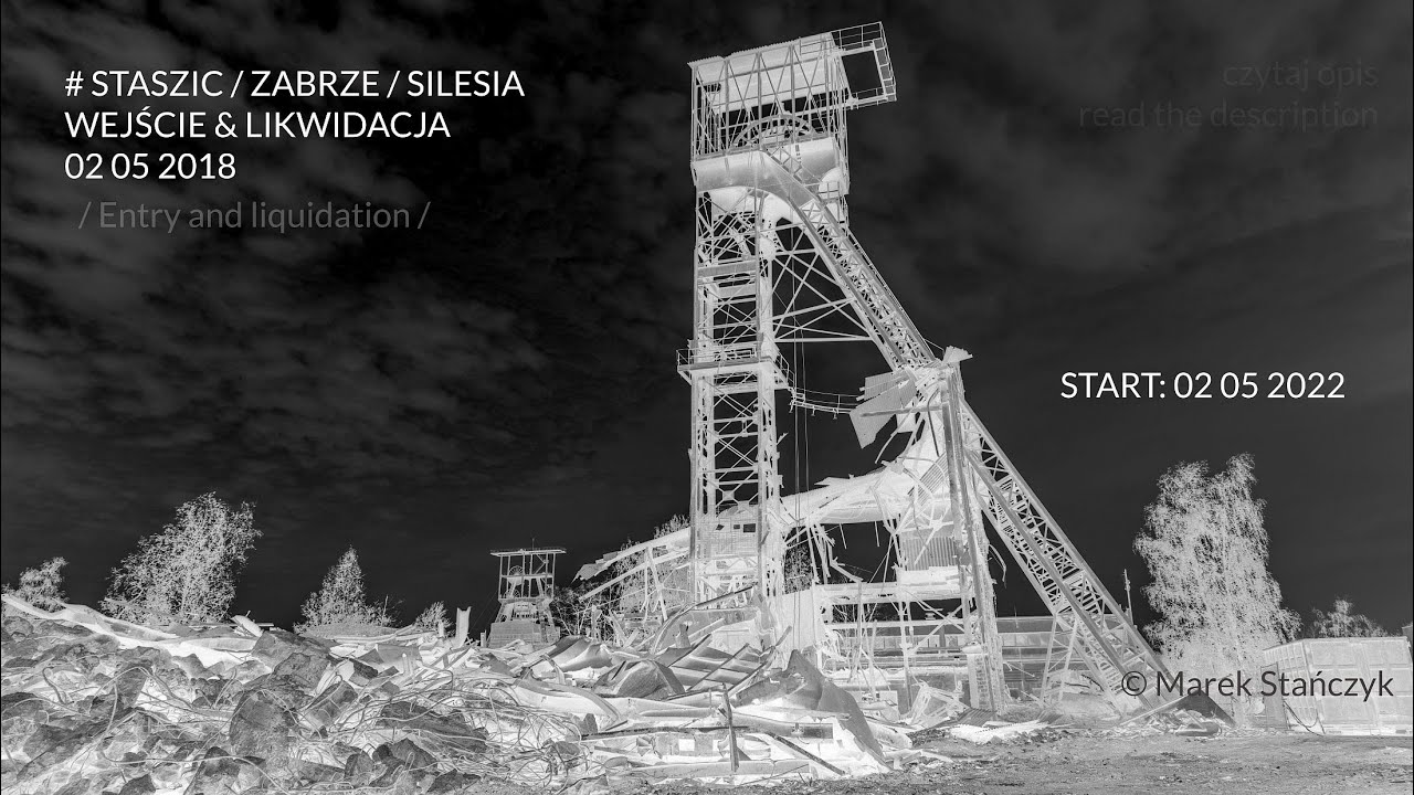 Wieża Staszic / KWK Rokitnica / Pstrowski / Zabrze / 04 2018 / Wejście na wieżę
