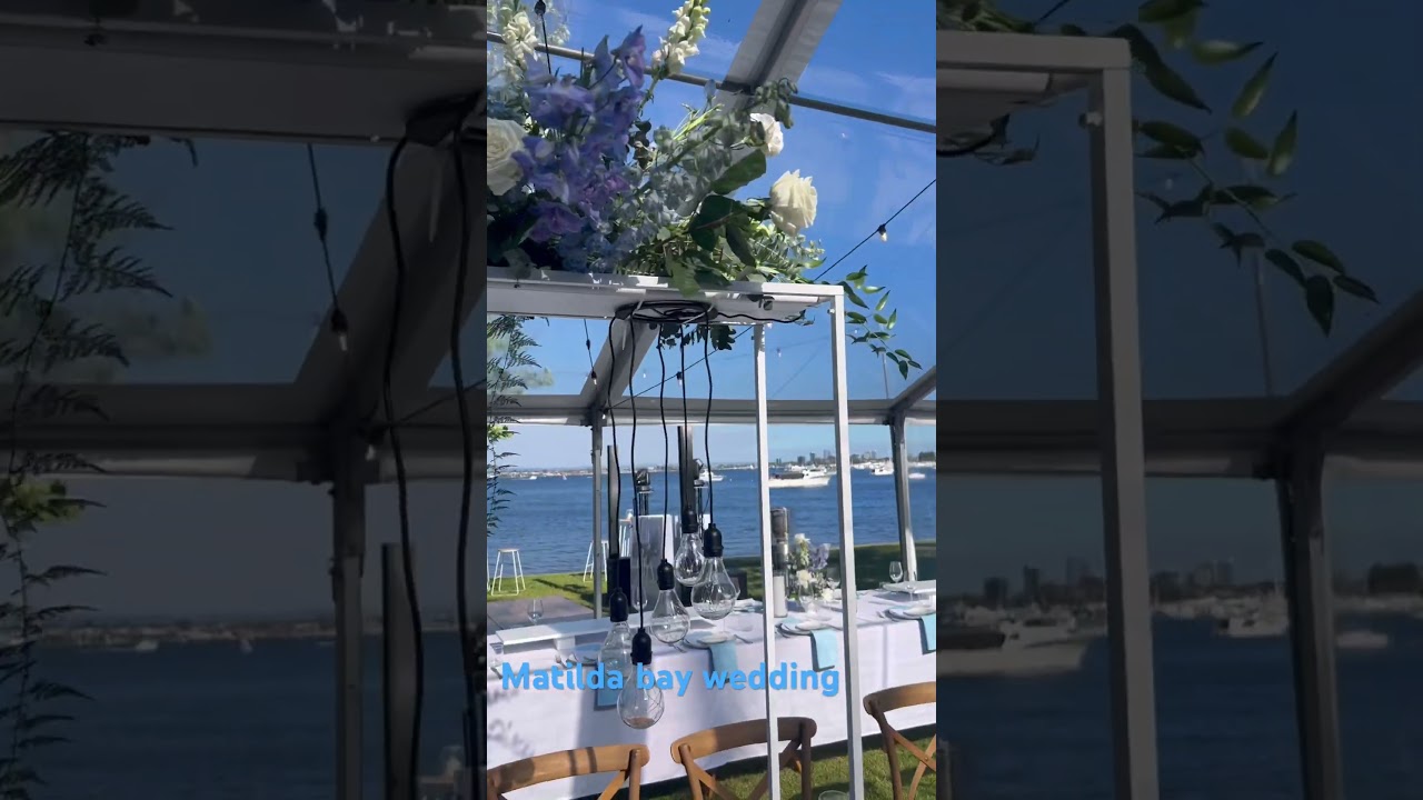 Beautiful wedding on Matilda bay foreshore #weddingflowersperth #weddingflowers #weddingtheme