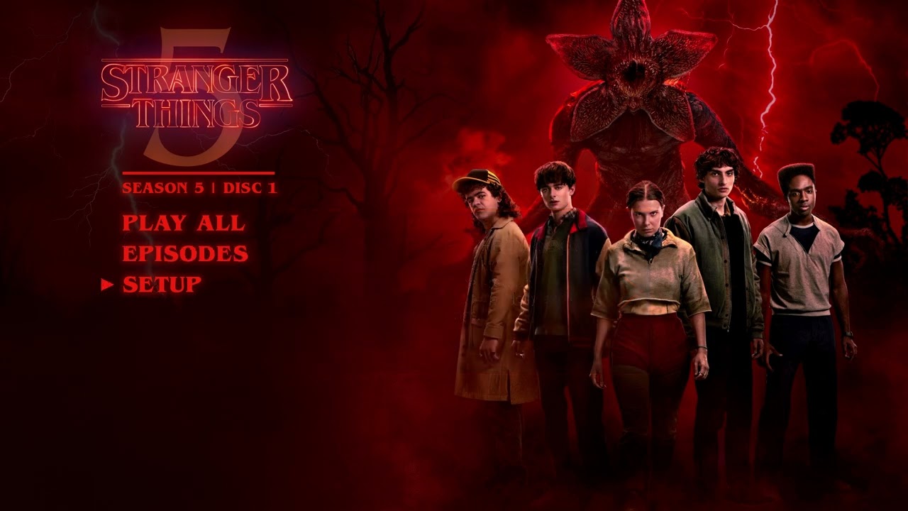 Stranger Things Season 5 Disc 1 Custom Blu-ray DEMO