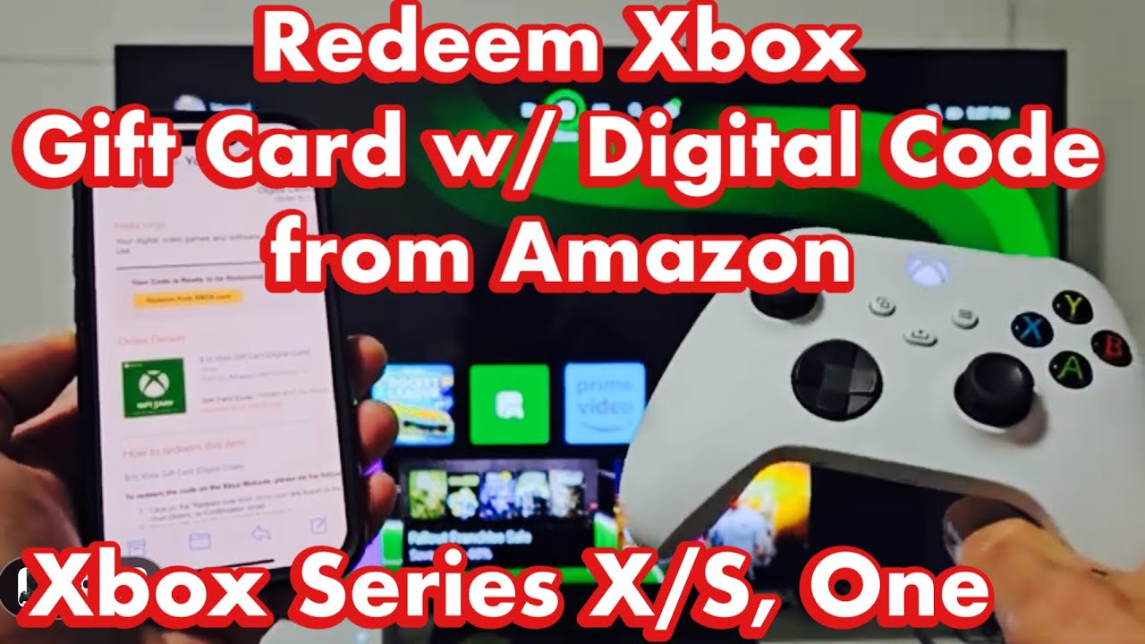 Как активировать подарочную карту Xbox с Amazon (Xbox Series X/S, One)