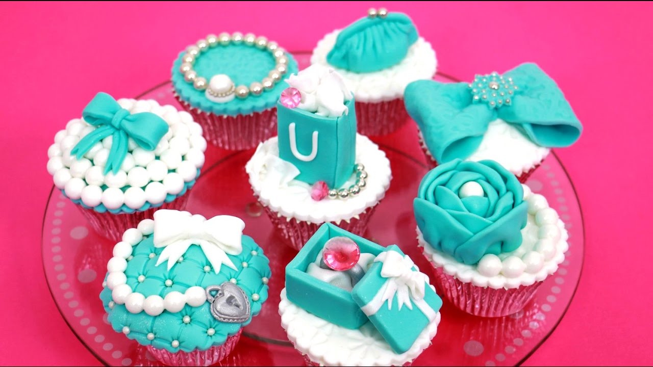 TIFFANY Cupcakes Cake Toppers How To Make by Cakes StepbyStep