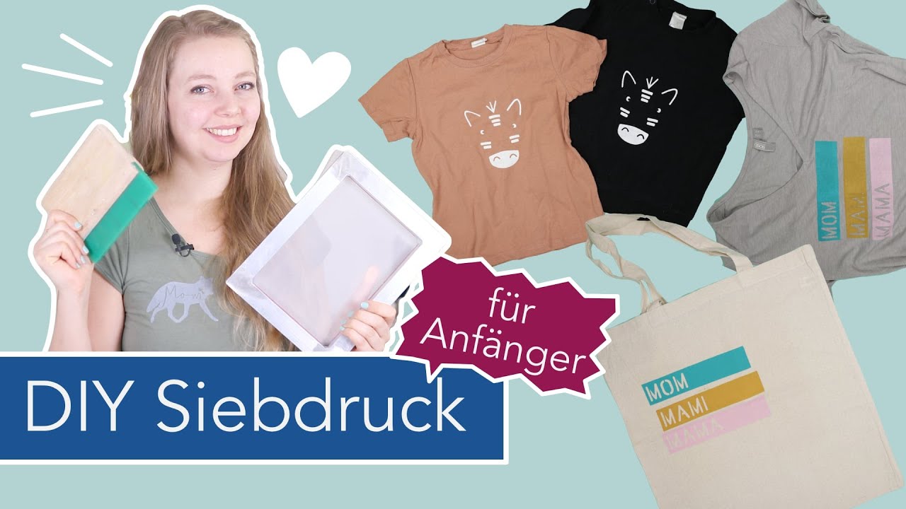 Nastja lernt Siebdruck: Lossiepapier, Vinylfolie, mehrfarbiger Siebdruck