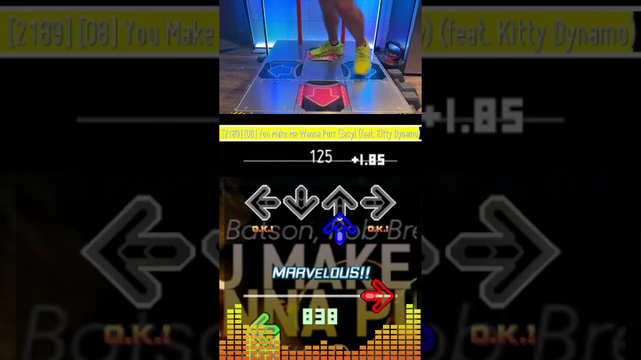 Ты заставляешь меня мурлыкать #ddr #dancedancerevolution #stepmania #itgmania #shorts