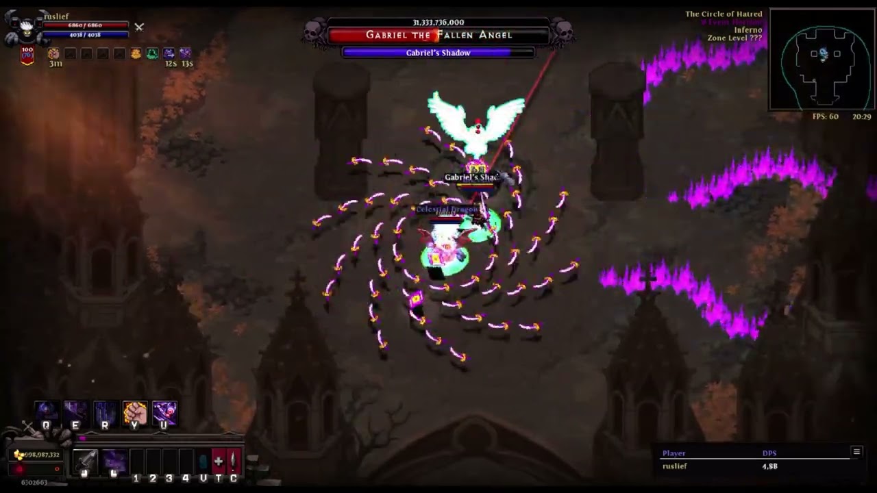 Samurai vs Uber Gabriel (Inferno Mode) | Season 8 Blade Barrier Build
