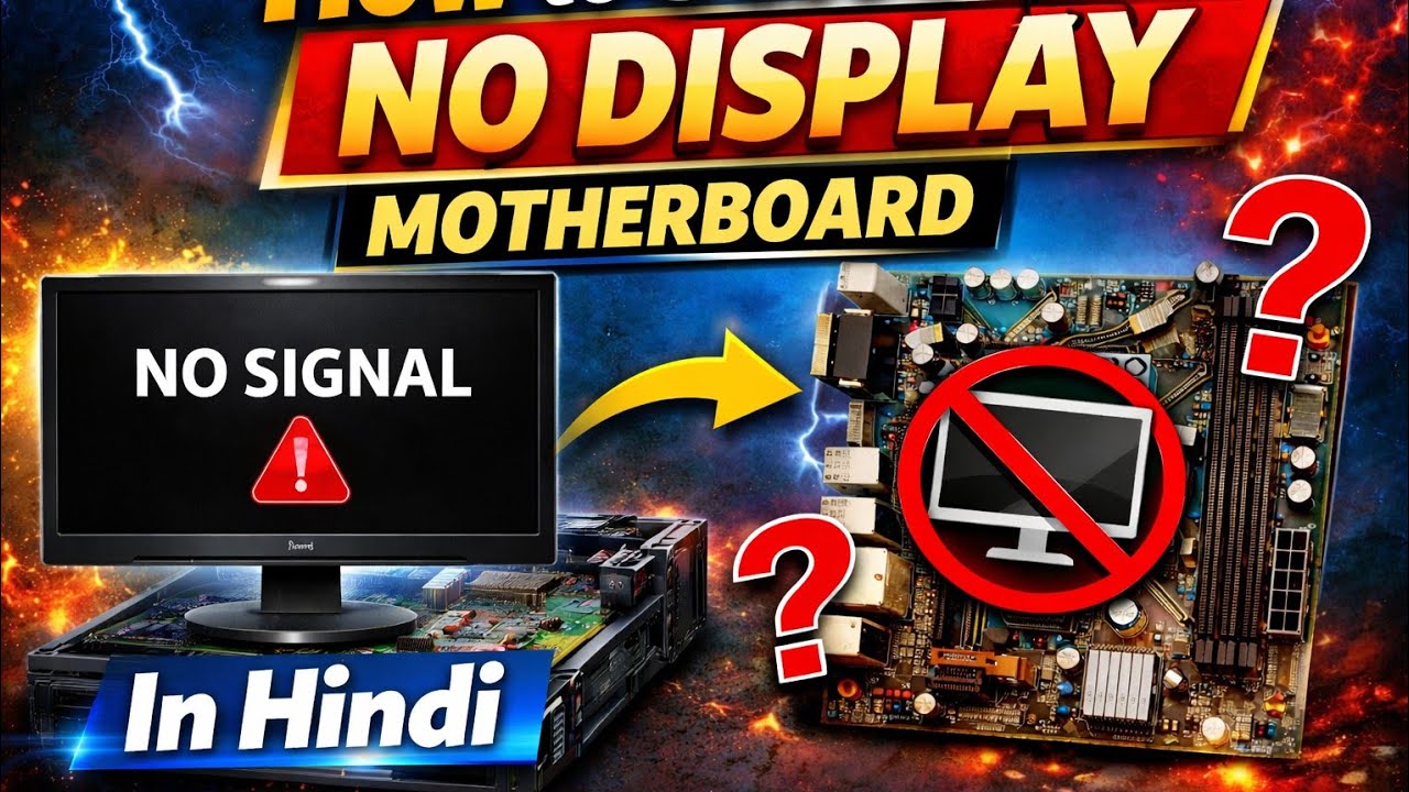 How to Troubleshoot Computer Motherboard In Hindi