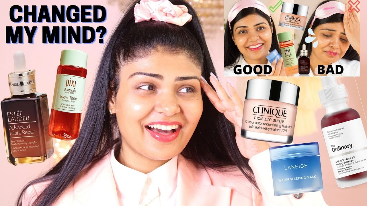 Popular Skincare UPDATE- Estee Lauder serum, Pixi glow tonic, Clinique Moisture Surge, Ordinary Peel