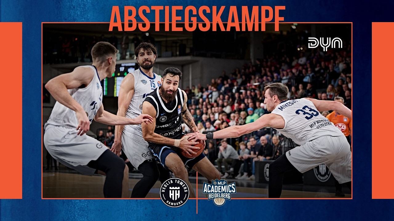 Highlights: Veolia Towers Hamburg - MLP Academics Heidelberg | easyCredit BBL | Dyn Basketball