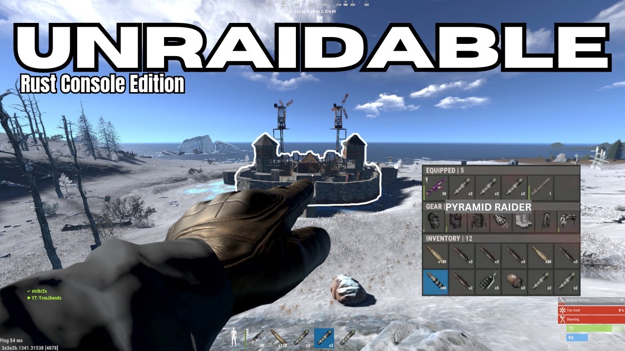 The UNRAIDABLE Pyramid | Rust Console Movie