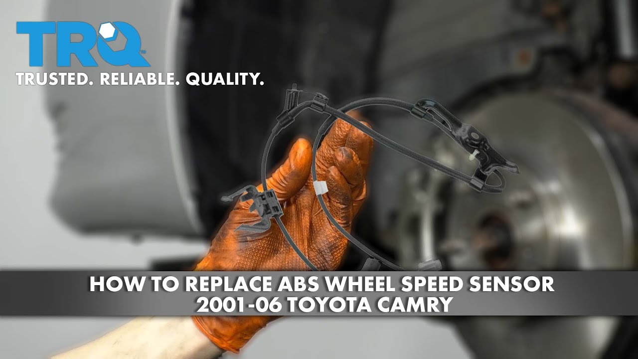 How to Replace ABS Wheel Speed Sensor 2001-06 Toyota Camry