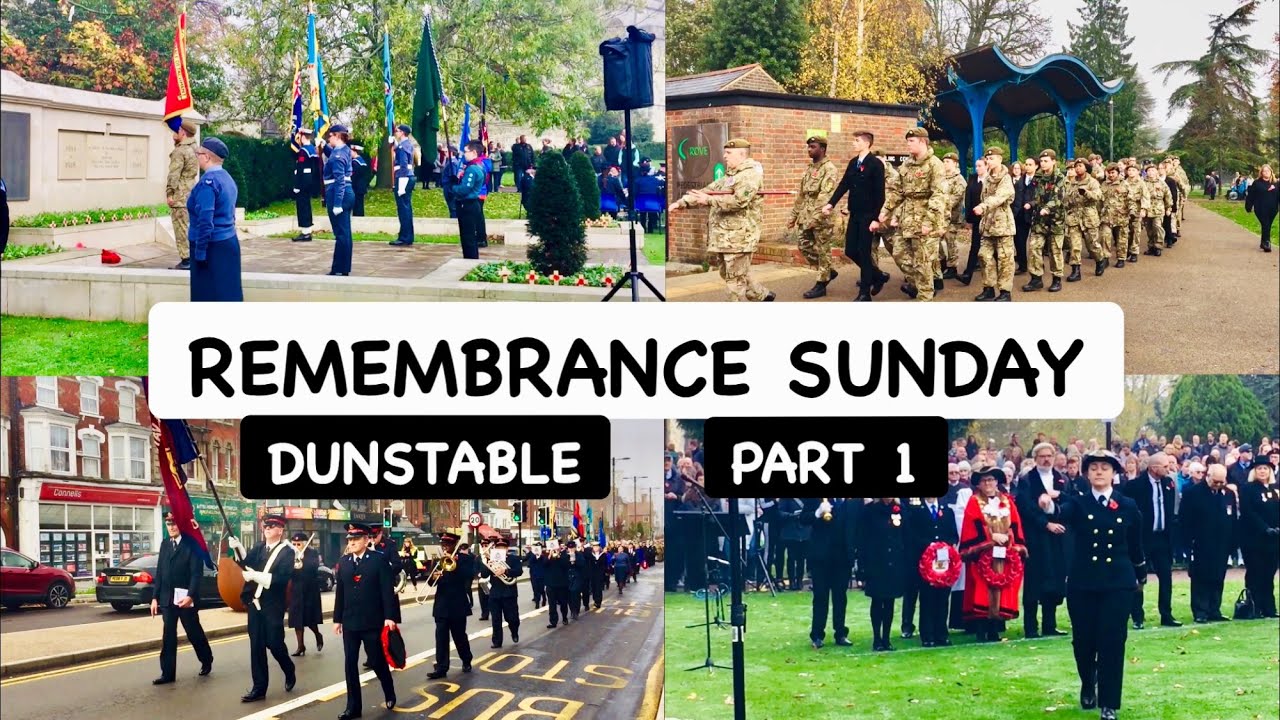 Remembrance Sunday 2022 Dunstable (Bedfordshire) Part 1