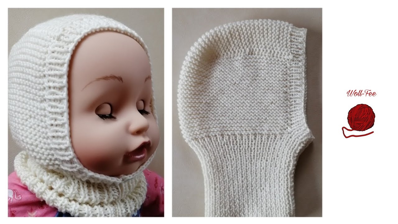 Schalmütze / Rollkragenmütze / Balaclava stricken, Schritt für Schritt