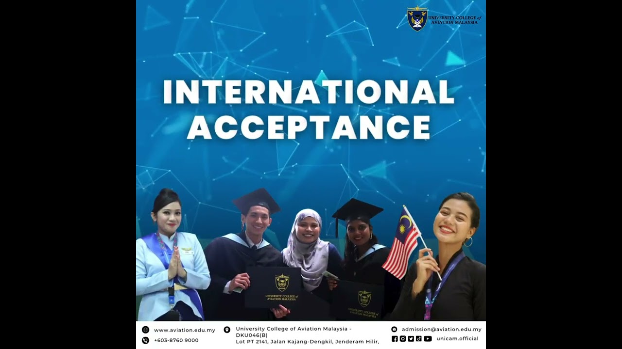 University College of Aviation Malaysia accept Local and International students all around the world