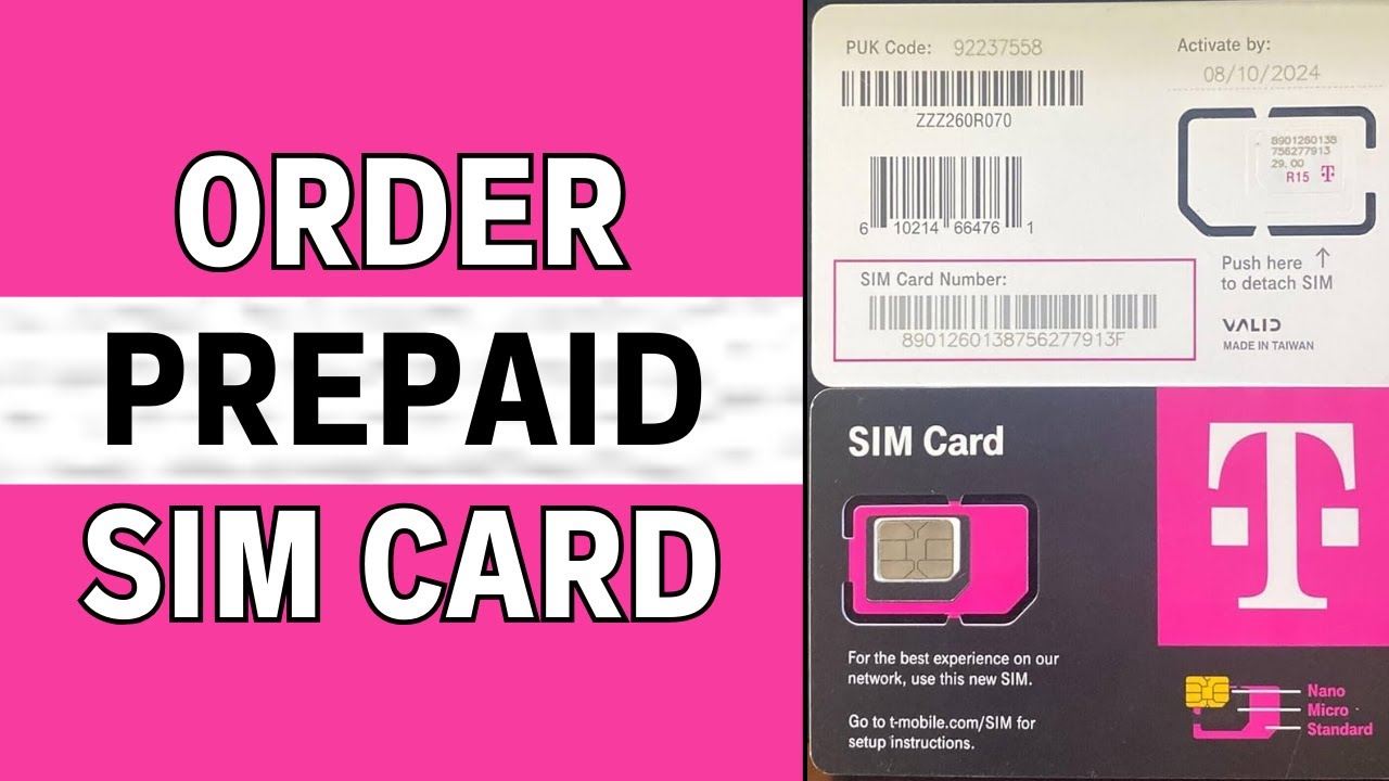 How to Order T-Mobile Prepaid SIM Card Online (2025 Guide)