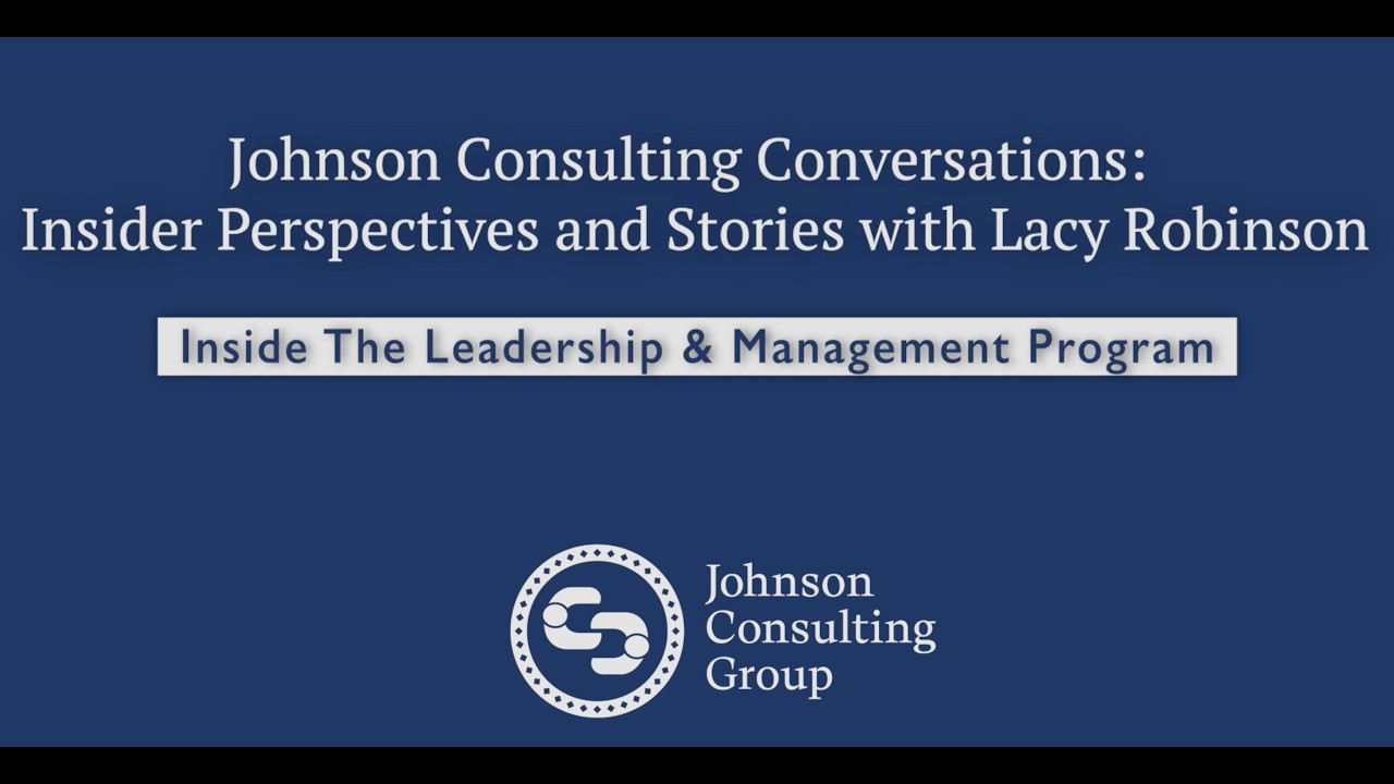 Inside the Leadership & Management Program