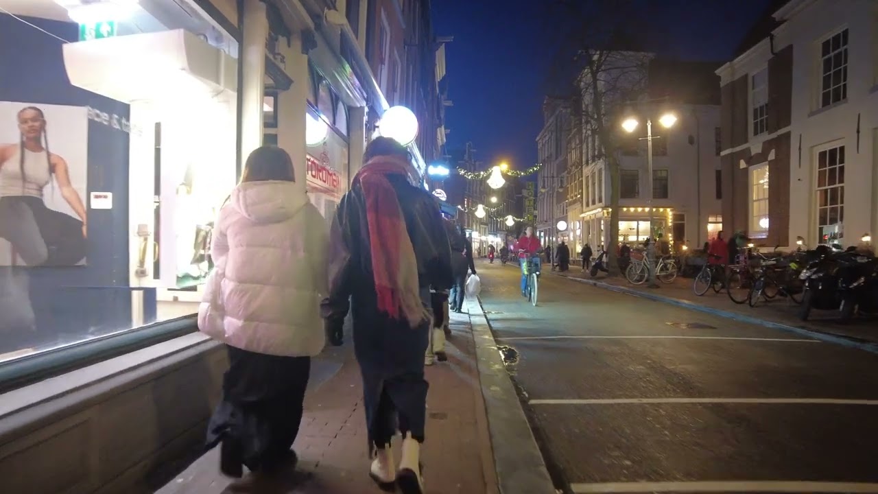 Walking to Amsterdam Centraal from Mirakelbrug (Westerpark)  Mid January 2024 - The Netherlands