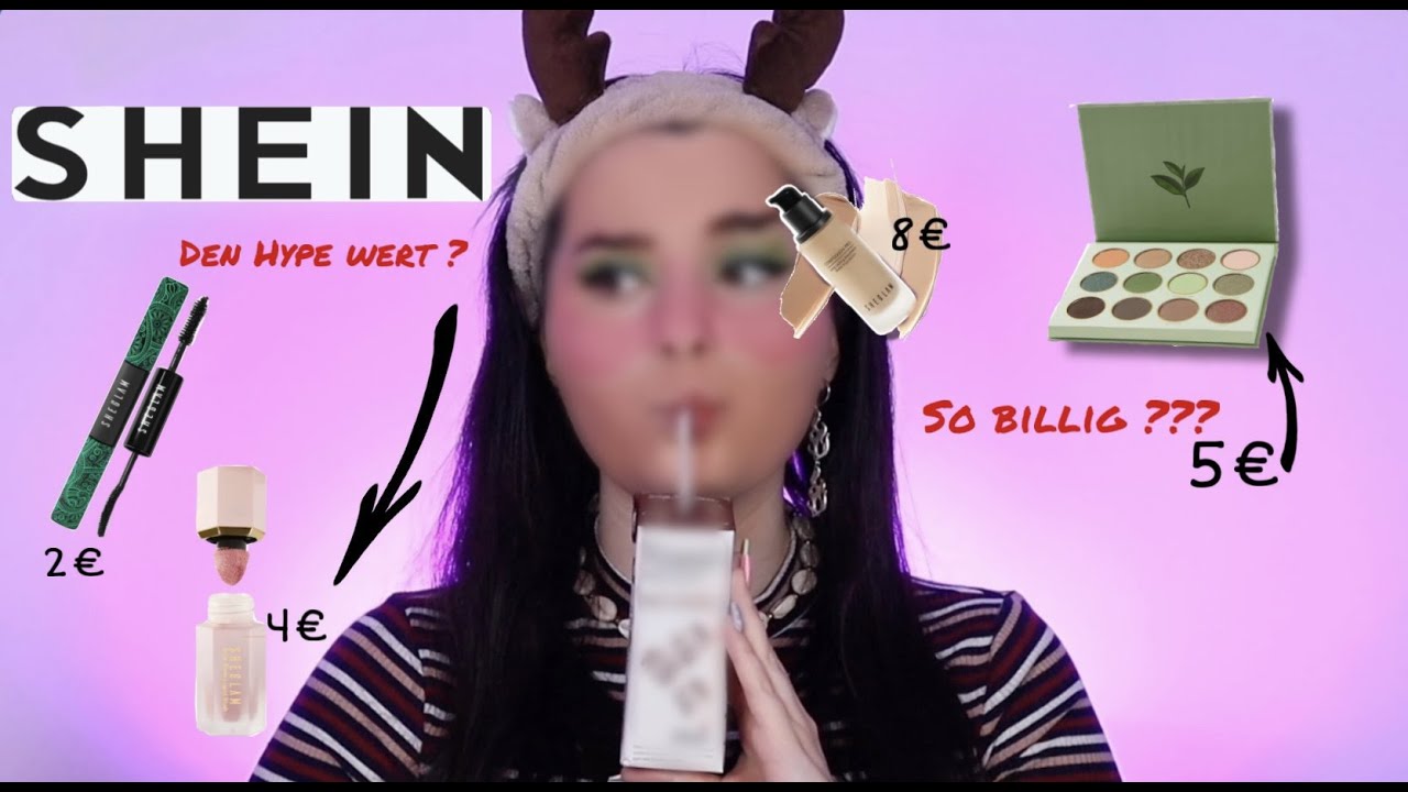 SHEIN MAKE-UP wirklich so schlecht ? 🧐👎🏼 ...komplettes Make-up nur mit Shein Produkten.