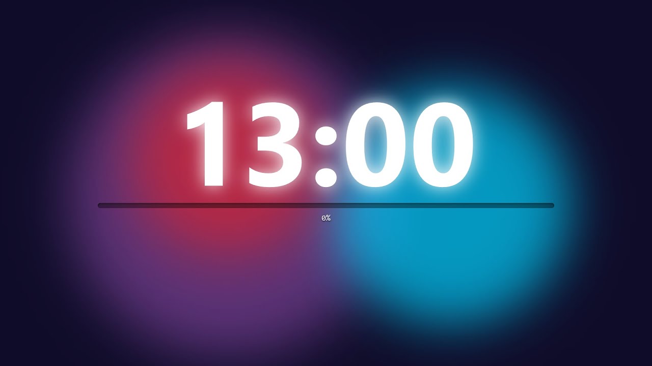 13 Minute Timer - Ambient Lava Lamp