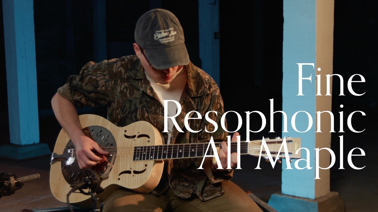 Fine Resophonic Single Cone Dobro, Flamed Maple | Weston Stewart