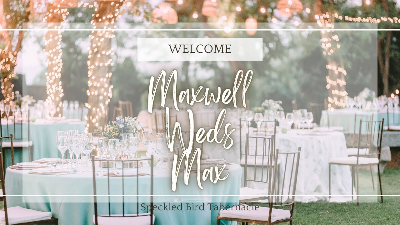 25th May 2024 || Maxwell Weds Max || Wedding Service